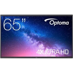 Optoma Creative Touch Serie 5 Pantalla Interactiva Tactil 65" UltraHD 4K - Tiempo de Respuesta 6ms - 32 Puntos Tactiles Simultaneos - HDMI, VGA, DisplayPort, USB-A, C, RJ-45 - Android 13