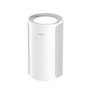 Cudy Router AX3000 WiFi 6 5G Nr - 3 Puertos - Velocidad hasta 1000Mbps - 1 Ranura Nano SIM - Antenas Internas - 1 Ranura Nano SIM - Color Blanco