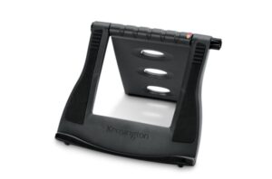 Kensington Smartfit Easy Riser Soporte para Portatil de 12 a 17" - Estructura que Facilita la Ventilacion - 3 Ajustes de Altura - Diseño Universal - Color Gris Oscuro