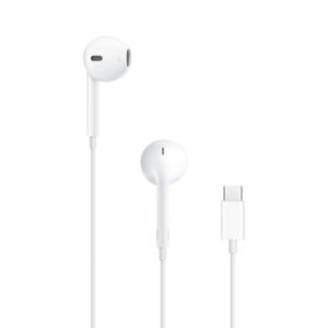 Apple EarPods Auriculares Binaurales USB-C - Microfono Integrado - Control de Volumen - Color Blanco