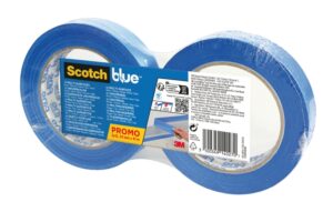 Scotchblue Pack de 2 Cintas de Enmascarar - 24mm x 41m - 100% PEFC - Multisuperficie - Color Azul