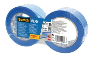 Scotchblue Pack de 2 Cintas de Enmascarar - 48mm x 41m - 100% PEFC - Multisuperficie - Color Azul