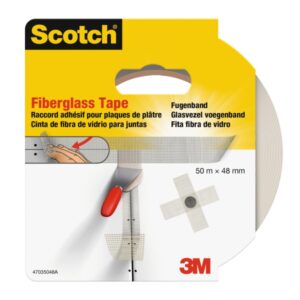 Scotch Cinta Adhesiva para Yeso - 48mm x 50m - Fibra de Vidrio - Color Blanco
