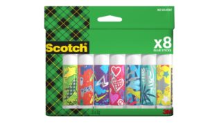 Scotch Pack de 8 Pegamentos en Barra Adhesivo Solido - 8gr por Unidad - Color Transparente
