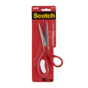 Scotch Tijeras Universales - 18cm - Color Rojo