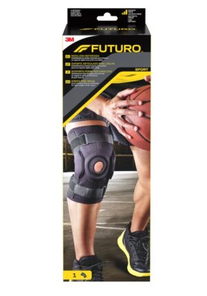 Futuro Rodillera Reforzada - Ajustable (40.6 - 55.9cm) - Color Negro