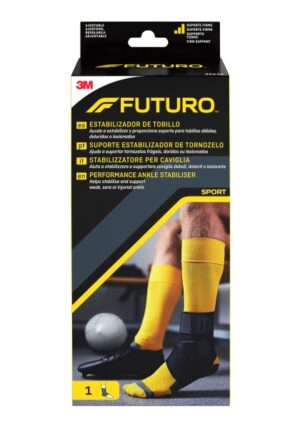 Futuro Tobillera - Ajustable (20.3 - 25.4cm) - Transpirable - Aisla la Humedad - Color Negro