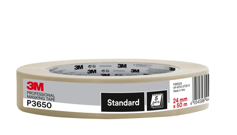 3M Cinta de Enmascarar Profesional - 24mm x 50m - Color Blanco