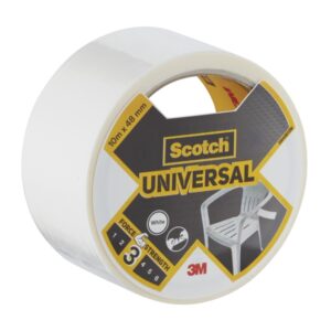 Scotch Universal Cinta Adhesiva Americana - 48mm x 10m - Color Blanco