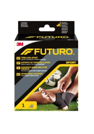 Futuro Sport Tobillera - Ajustable (17.8 - 27.9cm) - Color Negro