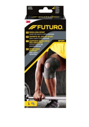 Futuro Sport Rodillera - Ajustable (33 - 44.4cm) - Color Negro
