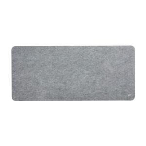 Ewent Alfombrilla de Raton Extragrande para Oficina y Juegos - Extragrande - Superficie de Fieltro - Base de Goma Antideslizante - 900x400x3mm - Color Gris