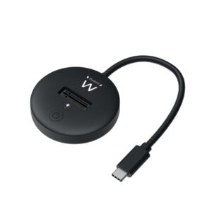 Ewent Estacion de Docking para SSD M.2 NVME - Soporte UASP y TRIM - Cable de 50cm - Color Negro