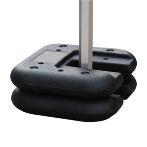 Sungarden Peso para Carpa Plegable - 8KG - Color Negro