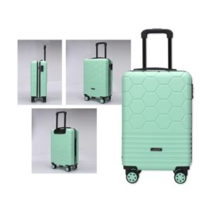 Lagart Maleta Trolley de Cabina Rigida 20” 55x34x23.5cm - Cierre TSA - Ruedas Dobles 360º - Color Verde Agua