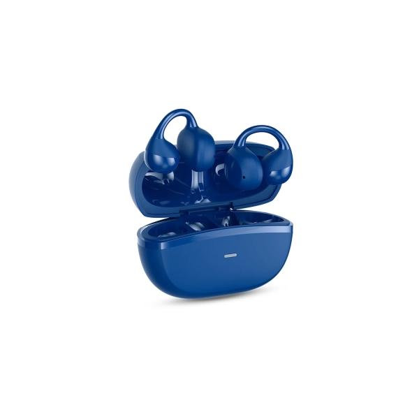 SPC Boost Clip Auriculares Inalambricos True Wireless - Diseño Open Ear - Cancelacion de Ruido - Control Tactil - Google Fast Pair - Color Azul