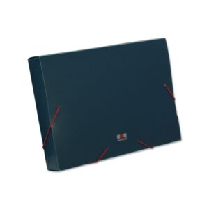 Manager Carpeta para Proyectos - Lomo de 30mm - Fabricada en Polipropileno - Cierre con Gomas - Color Azul Oscuro