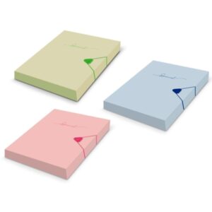 Bismark Carpeta para Proyectos A4 - Medidas 310x230x40mm - Fabricada en Polipropileno - Cierre con Goma - Colores Pastel Surtidos