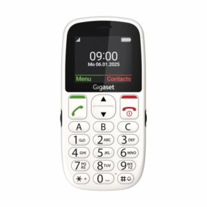 Gigaset GL395 Telefono Movil para Mayores Pantalla 2.2" - IP44 - Base de Carga - Color Blanco
