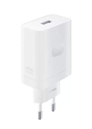 Realme SuperVOOC Cargador de Pared 45W - USB 2.0 - Carga Rapida - Color Blanco