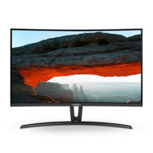 Medion Akoya P52710 Monitor 27" Curvo FullHD - Respuesta 4ms - 2 Altavoces Integrados - Angulo de Vision 178° - HDMI, VGA, Audio