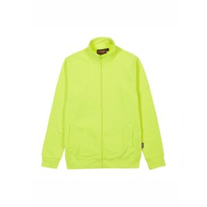 Upower Sotra Sudadera de Trabajo sin Capucha - Talla 2XL - Cremallera, Polialgodon Perchado, Diseño Ergonomico, Puños y Dobladillo Elastico, Bolsillos Laterales, Proteccion DPI1 - Color Amarillo