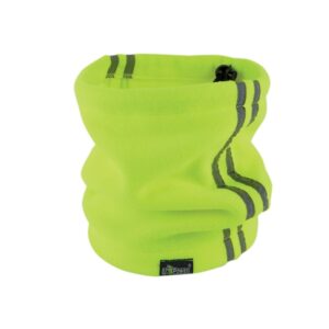 Upower Braga de Cuello con Reguladores - Talla Unica - Logotipo Bordado, Material 100% Poliester, Durabilidad y Estilo - Color Amarillo Fluorescente