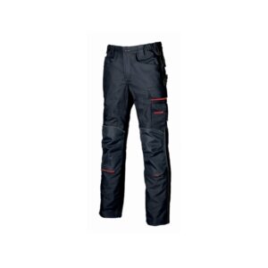 Upower Free Pantalon Multifuncional - Talla 44 - Multiples Bolsillos, Rodilleras Resistentes, Detalles Reflectantes, Costura Triple, Cierre Resistente, Proteccion DPI1 - Color Azul Marino