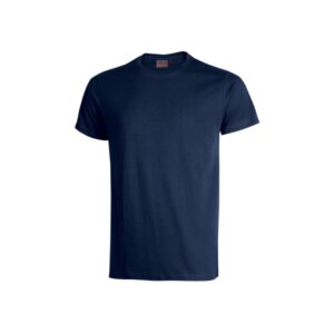 Upower Figi Camiseta de Trabajo - Talla 2XL - Algodon Cardado, Cuello Elastico Acanalado, Cinta Para-Sudor, Proteccion DPI1, Suavidad y Confort Prolongado - Color Azul Marino