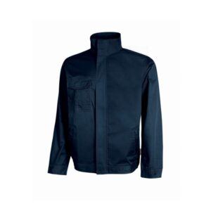 Upower Sofia Cazadora de Trabajo Resistente y Funcional - Talla 2XL - Tejido Mechanical Stretch, Lavable a Alta Temperatura, Bolsillos con Cierre, Puños Ajustables - Color Azul Oscuro Westlake