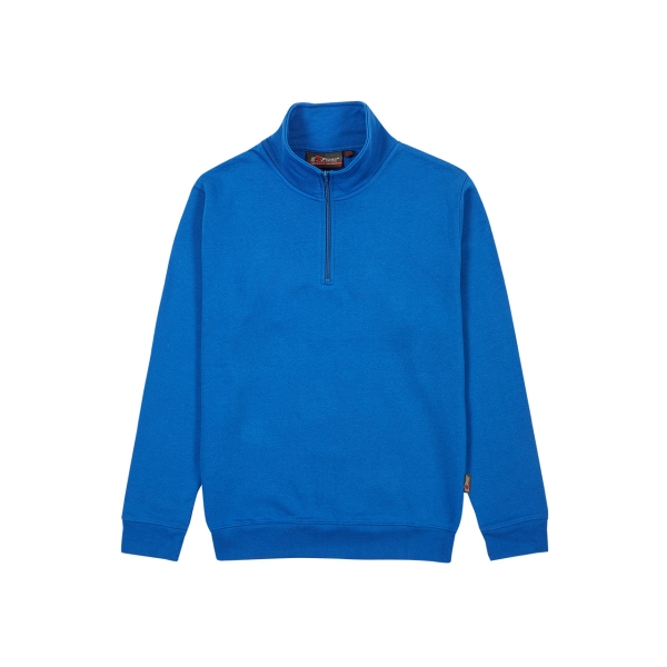 Upower Maui Sudadera con Media Cremallera - Talla 2XL - French Terry Algodon y Poliester, Transpirable y Duradera, Puños y Dobladillo Elasticos, Mangas Ranglan, Costuras Pespunteadas - Color Azul Regio