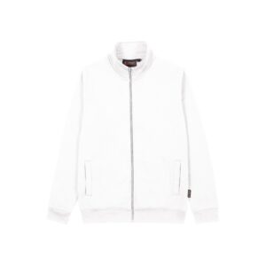 Upower Anuta Sudadera con Cremallera Completa - Talla 2XL - Suave French Terry, Transpirable y Resistente, Mangas Ranglan, Puños y Dobladillo Elasticos, Costuras Pespunteadas - Color Blanco