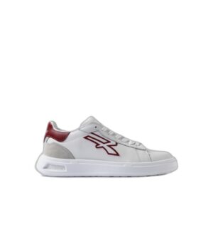 Upower Lilas Calzado de Seguridad Bajo - Talla 35 - Proteccion OB SR, Diseño Ergonomico, Suela Antideslizante - Color Blanco/Rojo