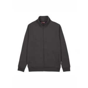 Upower Sotra Sudadera de Trabajo sin Capucha - Talla 2XL - Cremallera, Polialgodon Perchado, Diseño Ergonomico, Puños y Dobladillo Elastico, Bolsillos Laterales, Proteccion DPI1 - Color Gris Meteorito