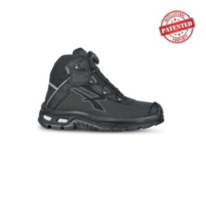 Upower Kora S Zapato de Seguridad Alto - Talla 38 - Resistente a la Abrasion, Repelente al Agua, Forro Gore-Tex, Puntera Aluminio, Proteccion S7S CI HI HRO FO SR - Color Gris Oscuro