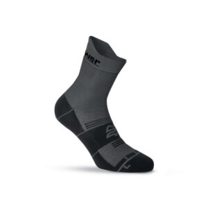 Upower Chipper Calcetines de Trabajo - Talla L - Tecnologia Coolmax, Ventilacion Extra, Banda de Soporte, Costuras Planas, Talon y Puntera Reforzados, Confort Superior - Color Gris Oscuro