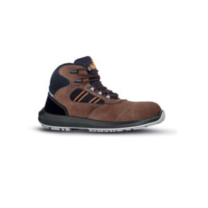 Upower Bonde S Calzado de Seguridad Botines - Talla 35 - Ligeros y Comodos, Airnet Gamuza Suave, Hidrofugos, AirToe Composite, Antiperforacion, Antideslizante, Proteccion S3S FO SR - Color Marron