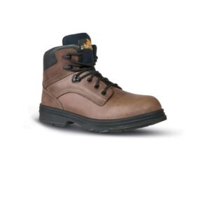 Upower Tribal S Calzado de Seguridad Botines - Talla 38 - Empeine Piel Pull-Up Hidrofugo, Puntal Composite, Antiperforacion, Transpirables, Antideslizantes, Suela PU/PU, Proteccion S3S FO SR - Color Marron