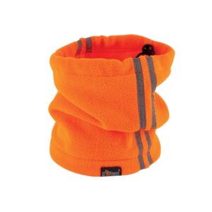 Upower Braga de Cuello Funcional - Talla Unica - Reguladores Ajustables, Proteccion y Estilo, Material 100% Poliester, Durabilidad Asegurada - Color Naranja Fluorescente