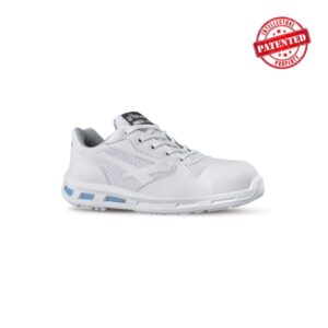 Upower June O Calzado de Seguridad Ligeros - Talla 35 - Empeine Ultra-Transpirable, Puntal de Composite, Suela Antideslizante, Proteccion S1 FO SR - Color Blanco