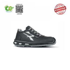 Upower Aspen UK S ESD Calzado de Seguridad Ecologicos - Talla 35 - Puntera AirToe Aluminium, Antiperforacion, Suela PU, Transpirables, Antideslizantes, Proteccion S3S CI FO SR - Color Negro