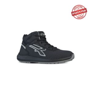 Upower Velar S ESD Calzado de Seguridad - Talla 35 - Puntera AirToe Aluminium, Antipinchazos, Resistente a la Abrasion, Alta Transpirabilidad, Proteccion S3S CI FO SR - Color Negro