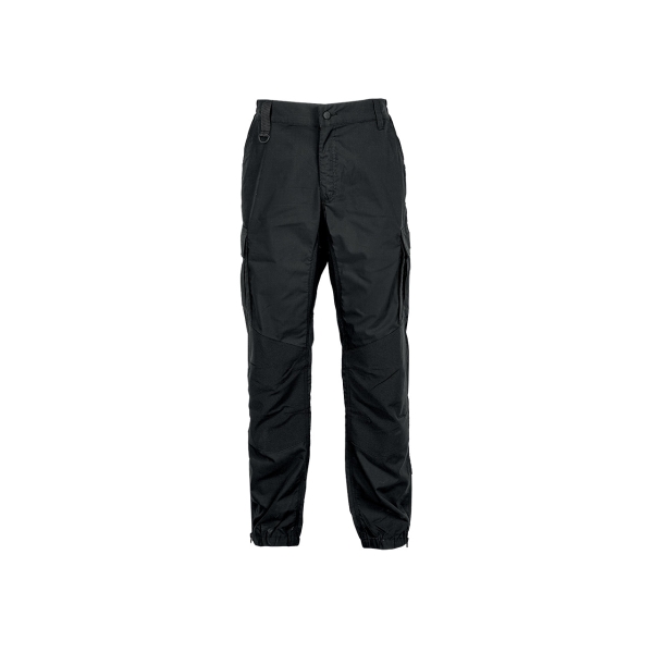Upower Hike Pantalones Cargo Tecnicos - Talla 2XL - Estilo Jogging, Tejido Ripstop Elastico, Paneles Elasticos, Cierre Antirayaduras, Multiples Bolsillos, Refuerzos en Rodillas, Insertos Reflectantes - Color Negro