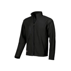 Upower Warm Chaqueta de Lana - Talla 2XL - Comodidad y Durabilidad, Cremallera Interna, Proteccion DPI1, Material 100% Poliester - Color Negro Carbon
