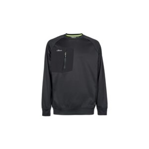 Upower York Sudadera Polar Cuello Redondo - Talla 2XL - Proteccion Termica - Color Negro Carbon
