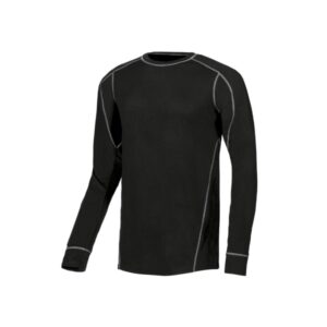 Upower Alpin Camisa Termica de Trabajo - Talla 2XL - Material Comodo y Transpirable, Costuras Planas sin Etiquetas, Proteccion Contra Irritaciones - Color Negro Carbon