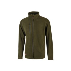 Upower Warm Chaqueta de Lana - Talla 2XL - Cremallera Interna, Diseño Resistente, Proteccion DPI1, Material 100% Poliester - Color Verde Oscuro