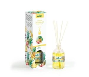 Prady Ambientador Mikado Piña - Frasco de Cristal 100 ml y Varitas Difusoras
