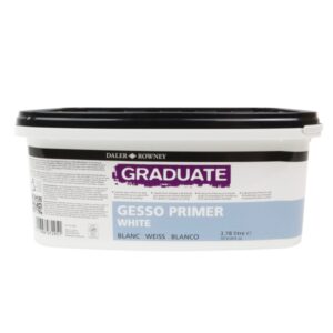 Daler Rowney Graduate Gesso Imprimacion - Bote de Plastico - 3.78L - Color Blanco