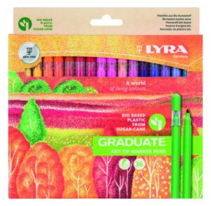 Lyra Graduate Art Tip Pack de 36 Rotuladores - Colores Surtidos